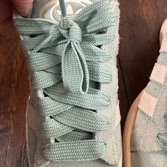 Adidas Pastel Blue Suede Campus Sneakers Size 8.5 - Picture 2 of 15